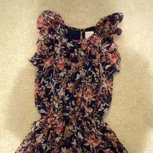 Ella moss floral romper